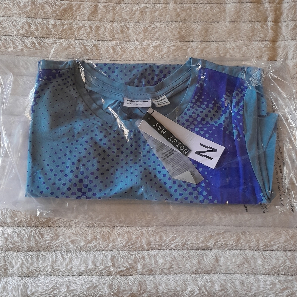 Noisy May Katinka Blouse Illusion Print Long Sleeve M - Picture 11 of 11